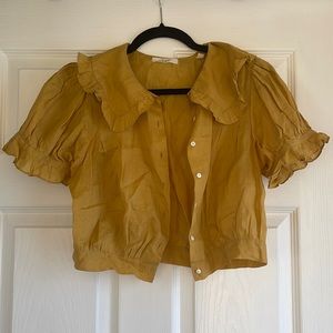 Doen Mustard Yellow Blouse